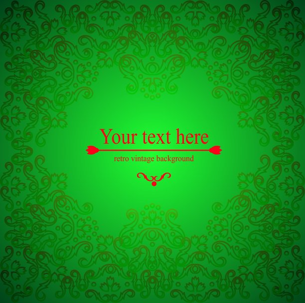 复古复古的模板邀请图片下载