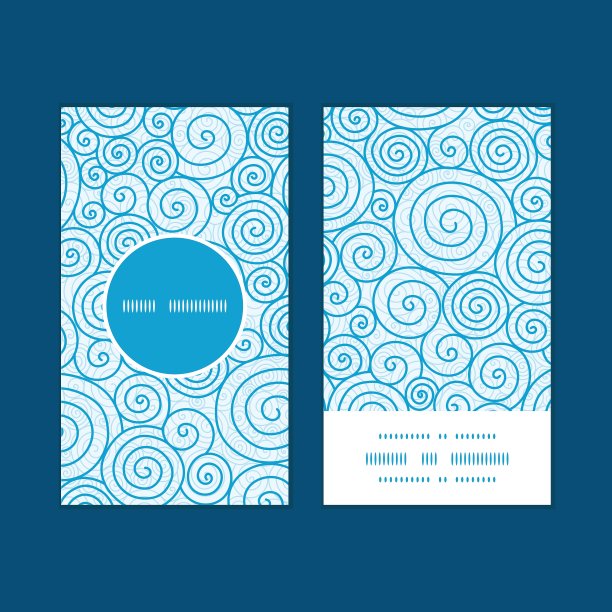 抽象旋涡垂直圆框图案图片下载