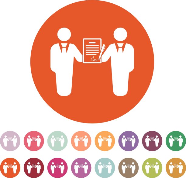 合同图标为协议和签字协议图片下载