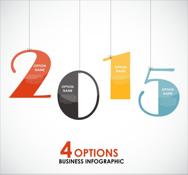 商业信息图表模板图片下载