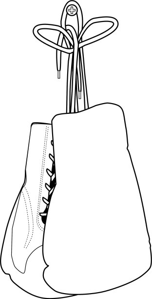 挂着拳击手套图片下载