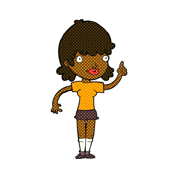 有创意的卡通女人图片下载