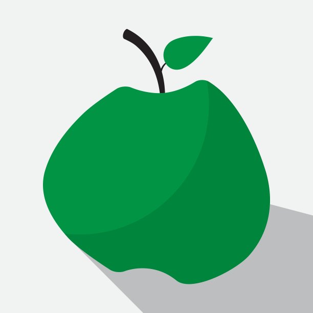 青苹果和长影子图片下载