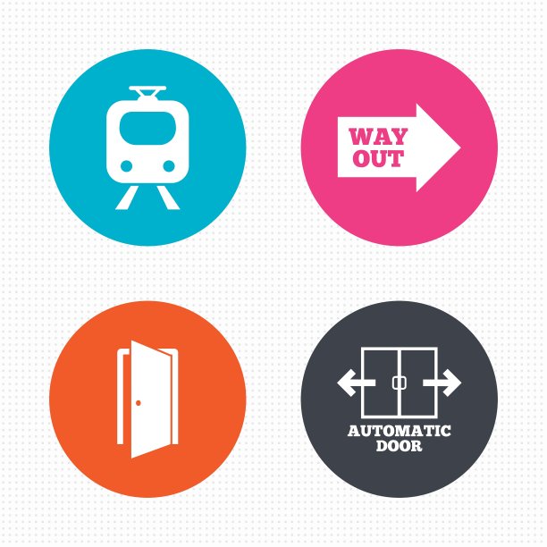 火车铁路标志自动门标志图片下载