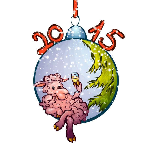 毛绒树玩具和有趣的绵羊图片下载