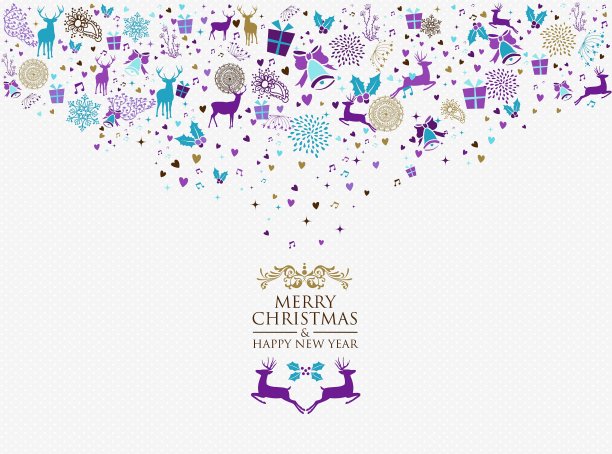 圣诞快乐新年快乐2016复古复古图片下载