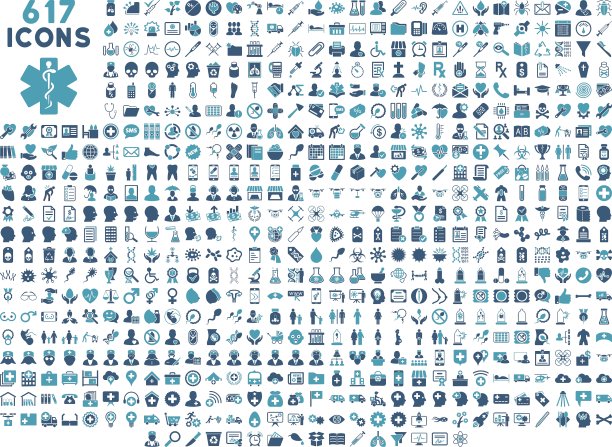 医疗图标集合图片下载