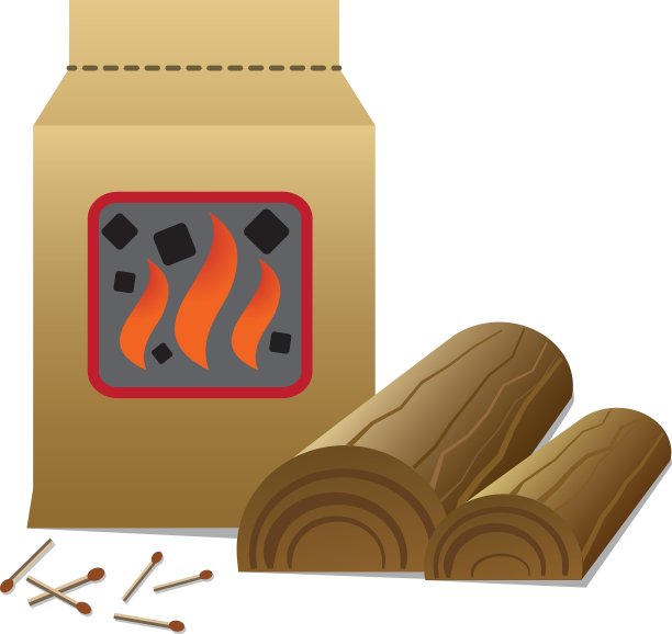 树林和木炭图片下载