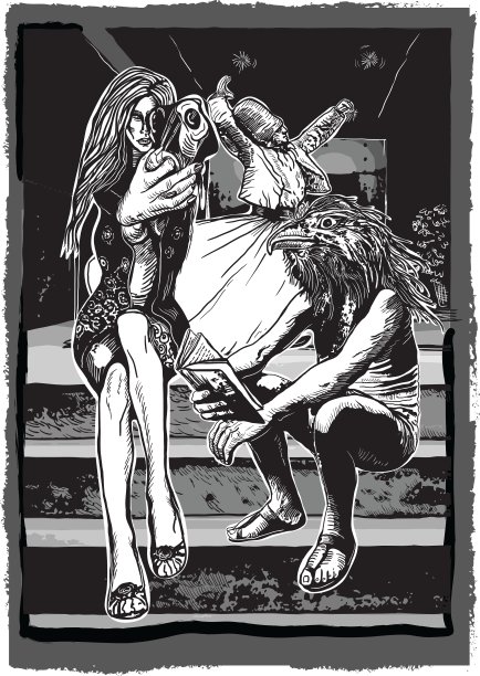 疯狂的世界-手绘图片下载