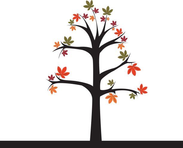 抽象可爱的树图片下载