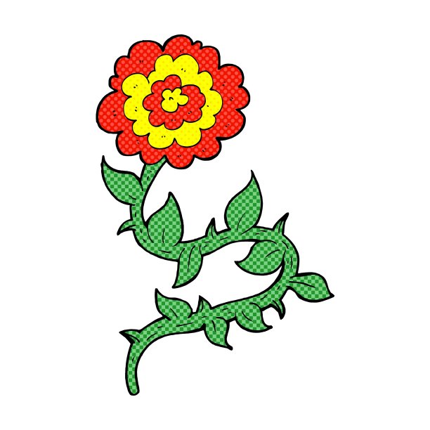 漫画卡通花图片下载