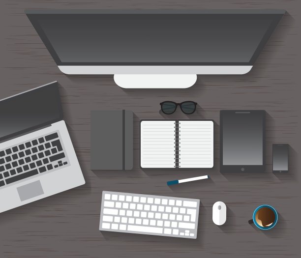 表工作业务会议高角度视图图片下载