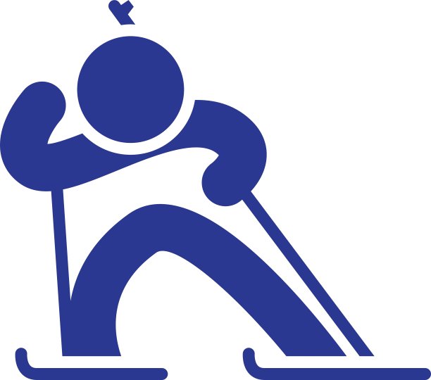 冬季两项图标图片下载