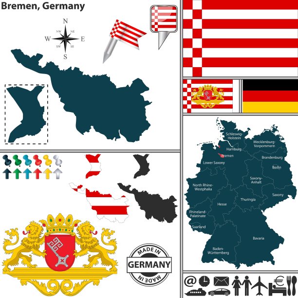 不莱梅的地图图片下载