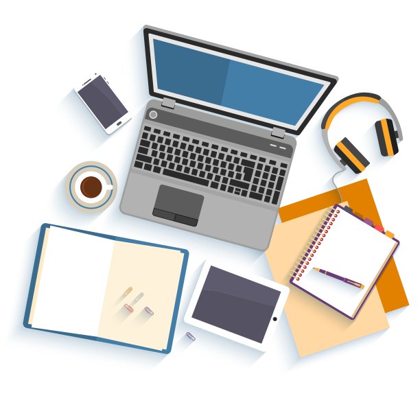 每个办公室工作空间的平面设计模型图片下载