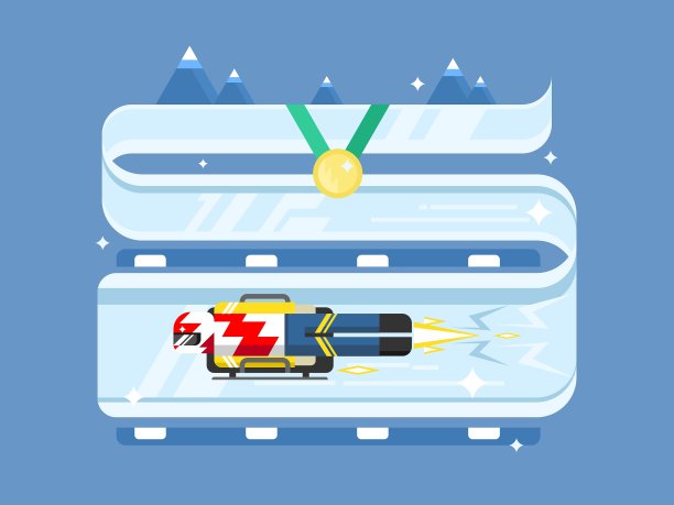 骨架冬季运动图片下载