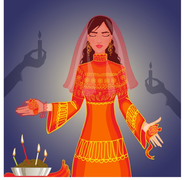 在指甲花之夜的仪式图片下载