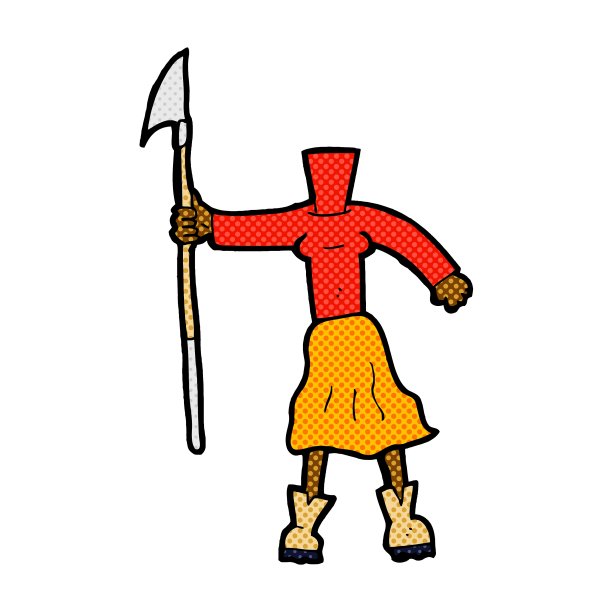 漫画卡通女性身体添加照片或混搭图片下载