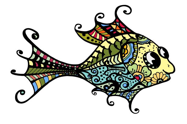 程式化的鱼图片下载