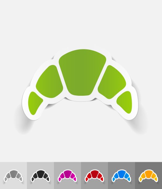 现实设计元素牛角包图片下载