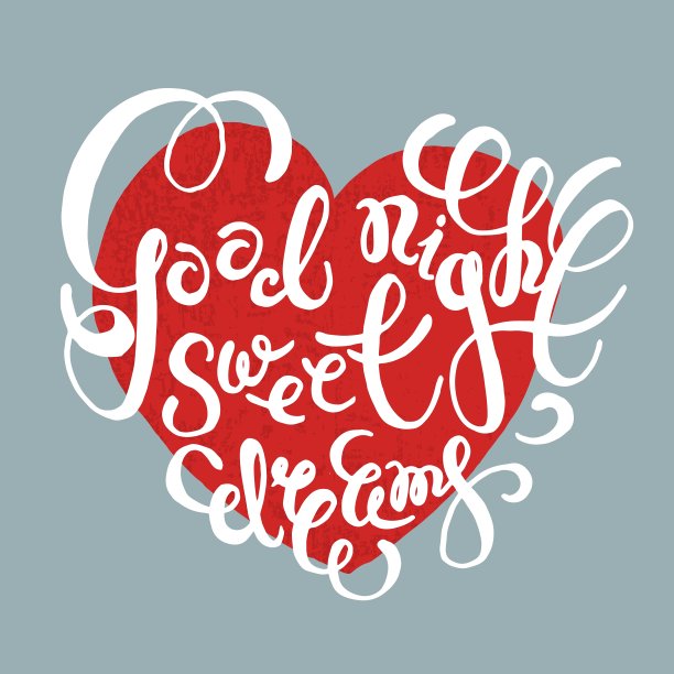 浪漫语录:晚安，做个好梦图片下载