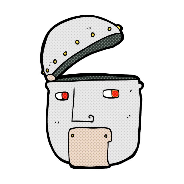 卡通机器人头图片下载