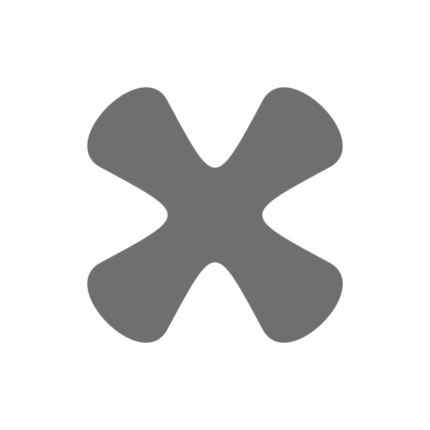字母X标志概念图标图片下载