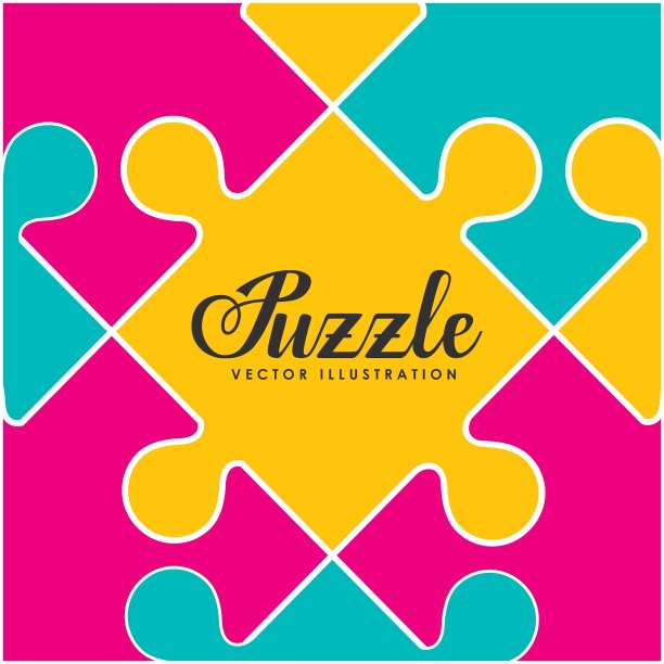 拼图装配设计图片下载