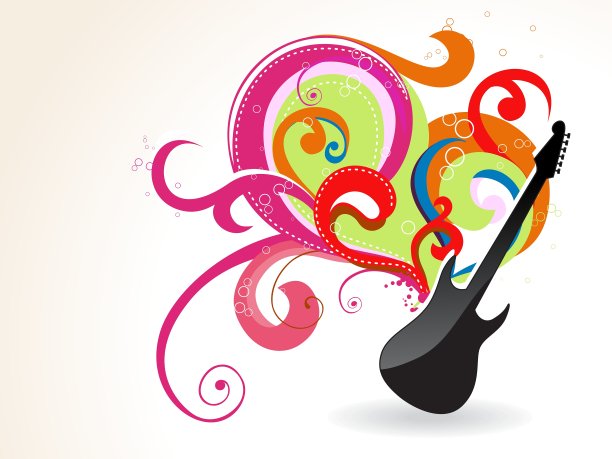 吉他设计图片下载