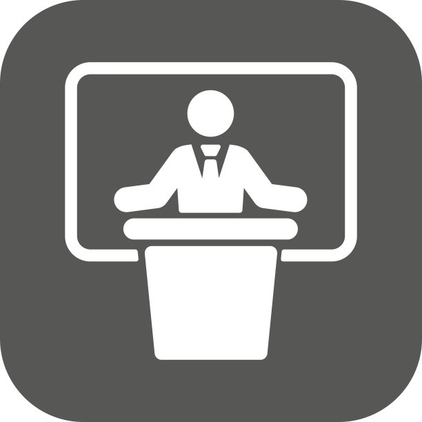 演讲图标：讲话和广播演说家图片下载