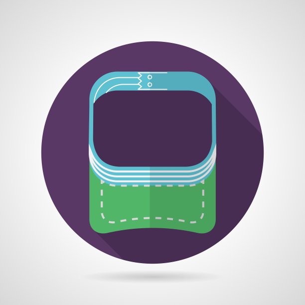 平面圆形图标的运动遮阳板图片下载