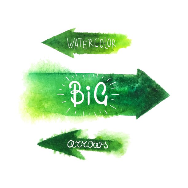 水彩箭组图片下载