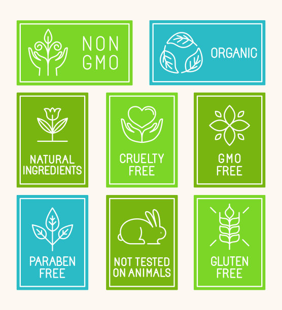 一套设计元素图标和徽章图片下载