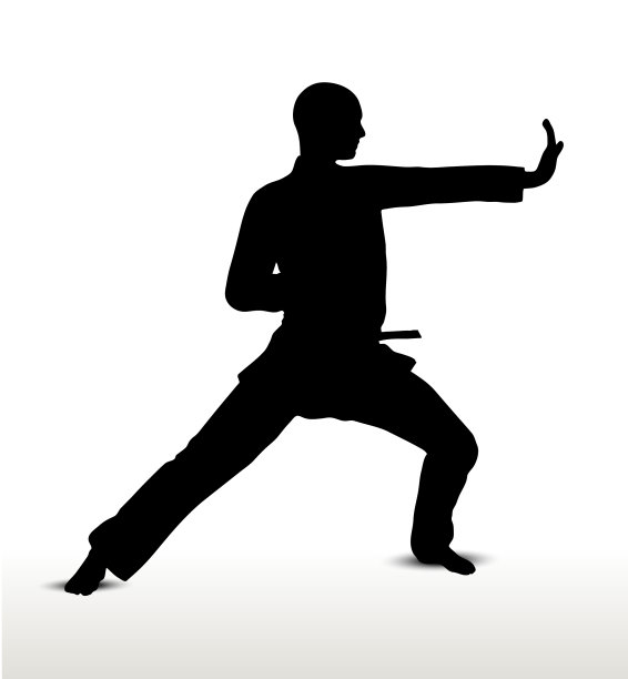 空手道轮廓图片下载
