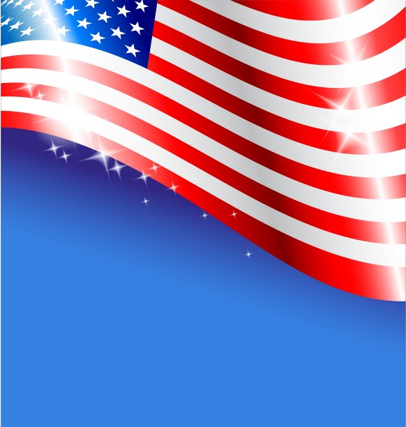 摘要美国独立的旗帜背景图片下载