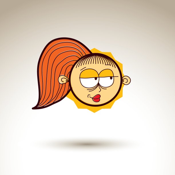 艺术彩绘的快乐女孩与图片下载