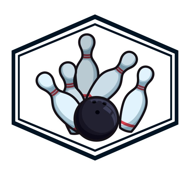 保龄球图标设计图片下载