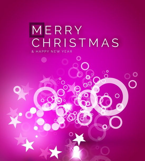 圣诞节紫色抽象背景与白色图片下载