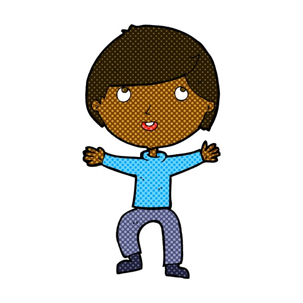 漫画卡通快乐男孩图片下载