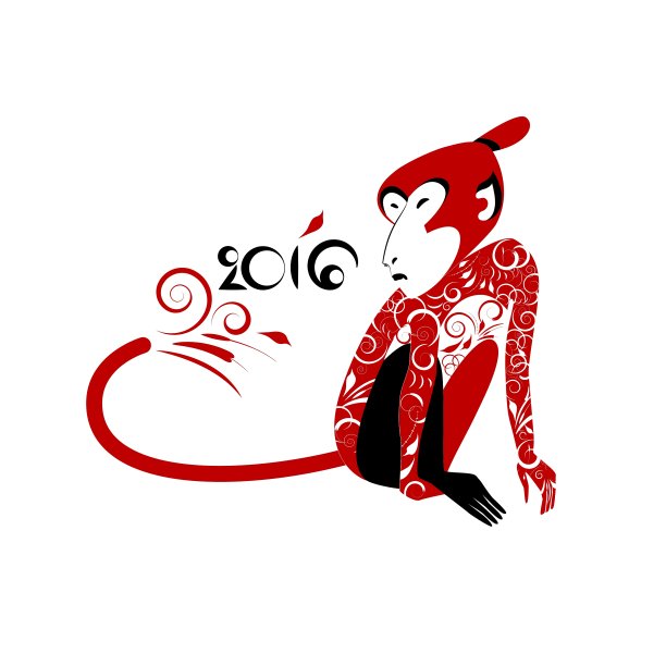 日俄风格的猴子武士图片下载