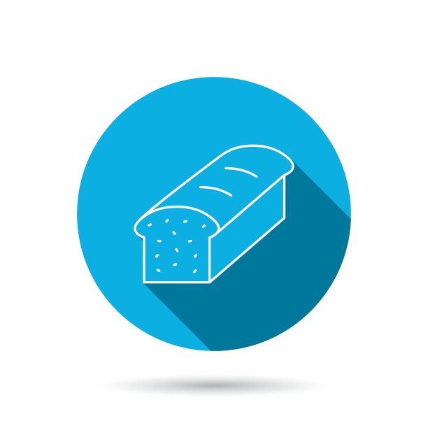 烤面包图标切片面包标志图片下载