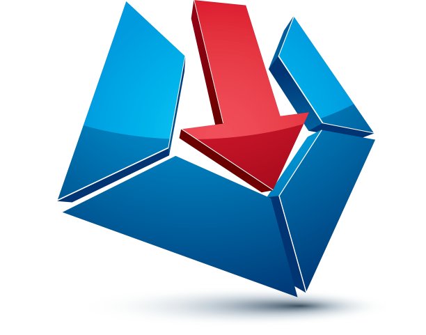箭头指向目标的3D创意符号图片下载