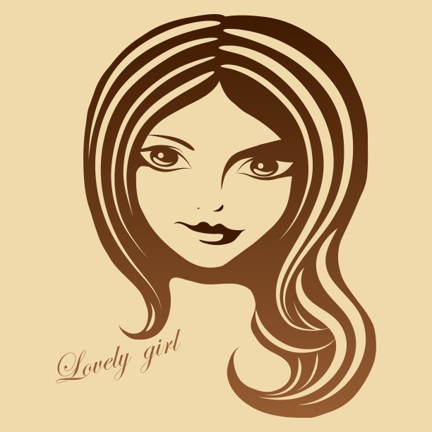 一个漂亮女孩的肖像图片下载