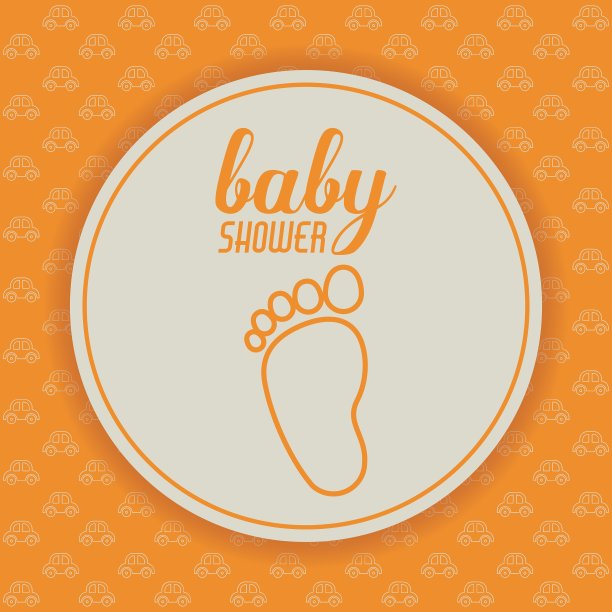 宝宝派对邀请设计图片下载