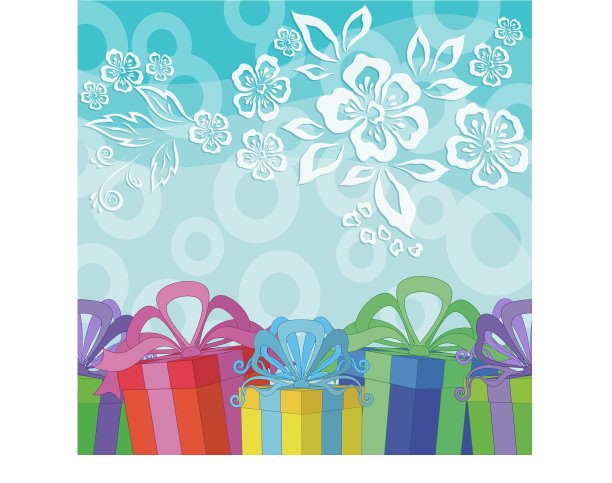 假日背景与礼盒图片下载
