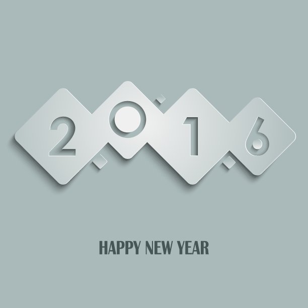 抽象立方体新年愿望模板图片下载