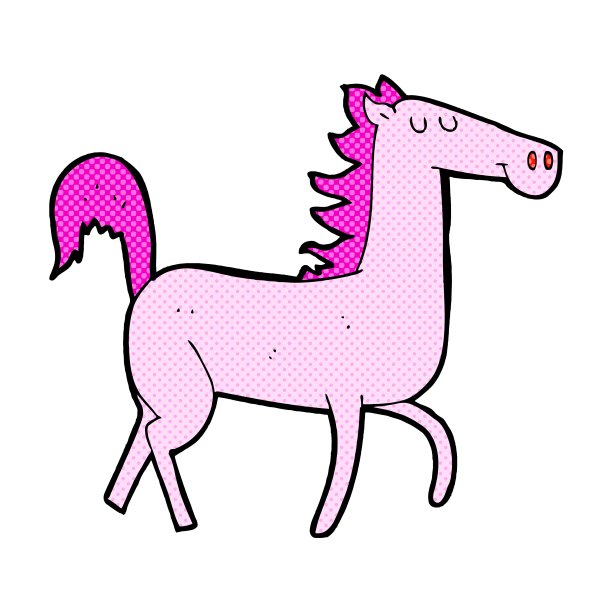 漫画卡通马图片下载