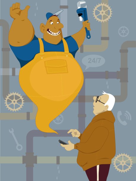 叫水管工图片下载