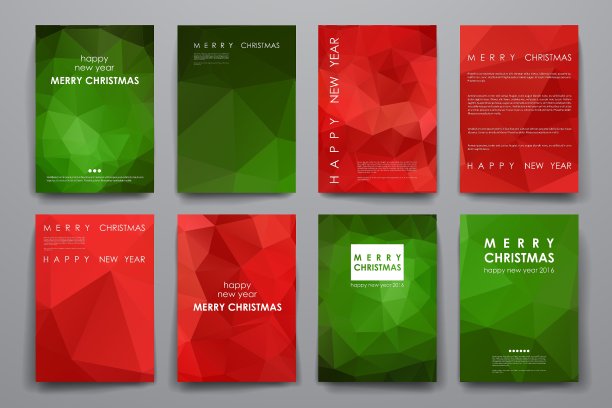 一套宣传册海报设计模板图片下载