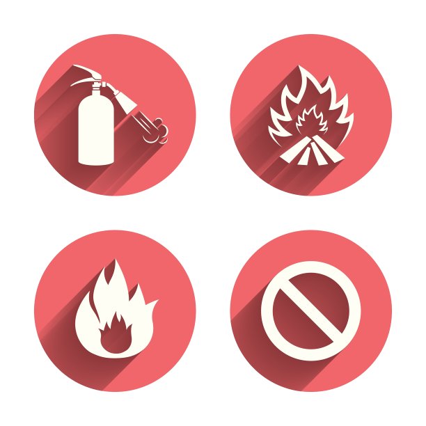 火火焰图标禁止停止标志图片下载